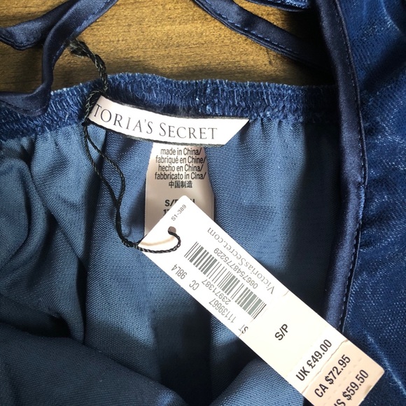 Victoria Secret Velvet Romper - Picture 3 of 5